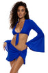 Luli Fama Cosita Buena Ruffle Sarong Mini Skirt